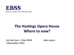 The Hastings Opera House