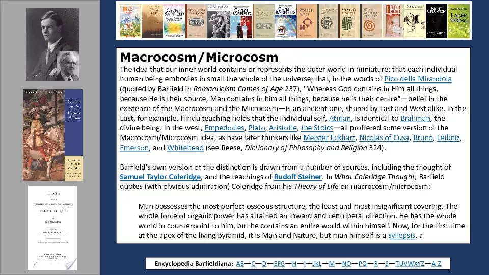 Macrocosm/Microcosm