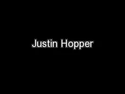 Justin Hopper