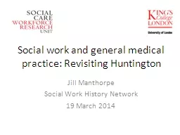 Social work and general medical practice: Revisiting