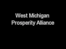 West Michigan Prosperity Alliance