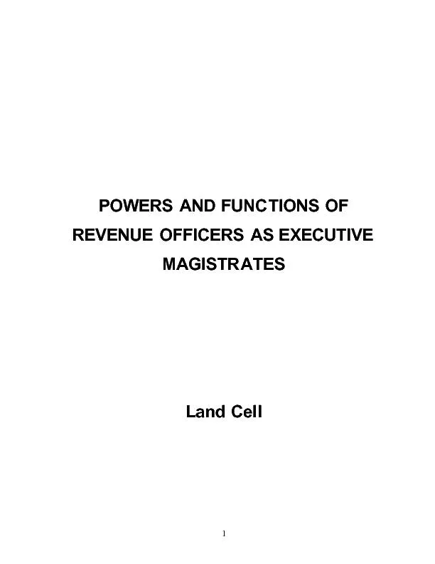 POWERS AND FUNCTIONS OF