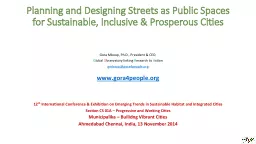 Planning and Designing Streets as Public Spaces for Sustain