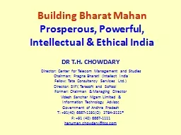 Building Bharat Mahan