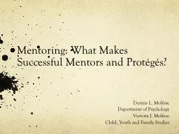 Mentoring: What