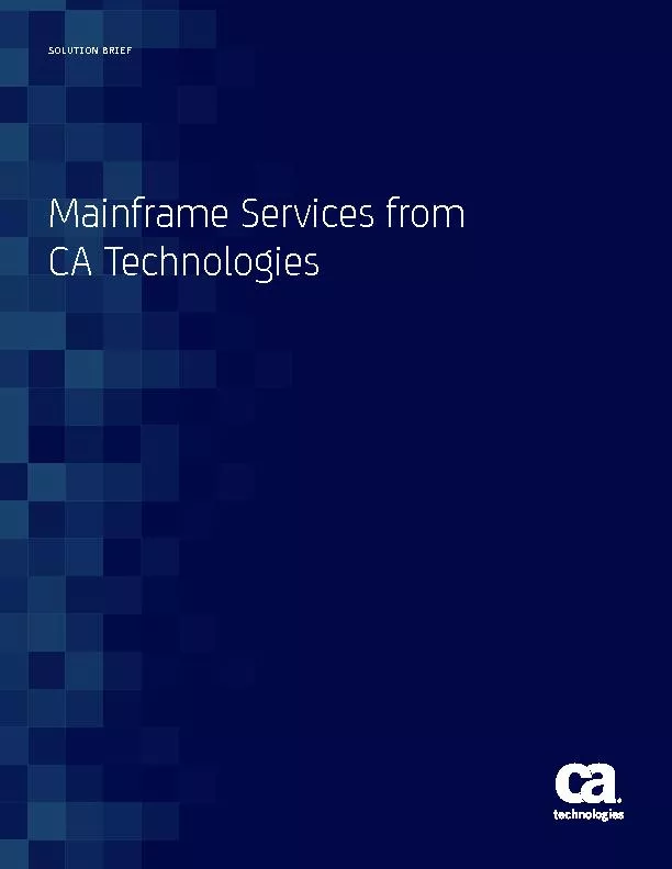Mainframe Services from