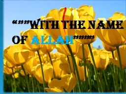 “””WITH THE NAME     OF