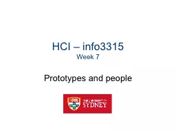 HCI – info3315