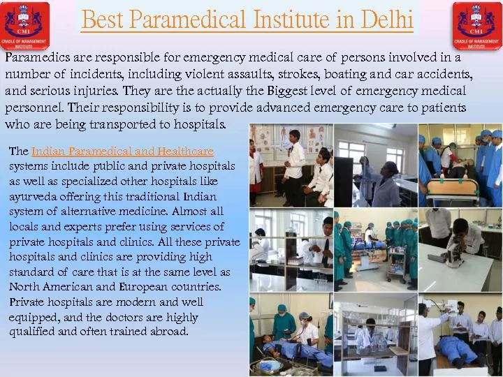 Best Paramedical Institute in Delhi
