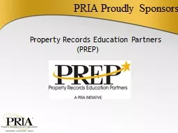 PRIA Proudly Sponsors
