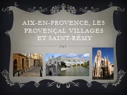 Aix-En-Provence, les