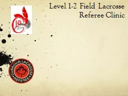 Level 1-2 Field Lacrosse