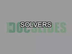 SOLVERS