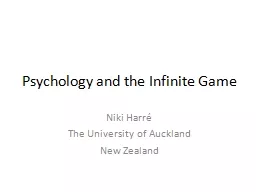 Psychology and the Infinite Game