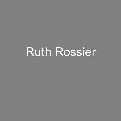 Ruth Rossier