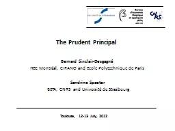 The Prudent Principal