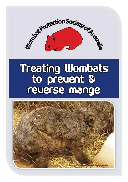 Treating Wombats