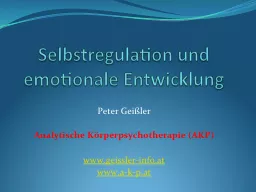 Selbstregulation und emotionale Entwicklung