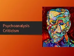 Psychoanalysis Criticism