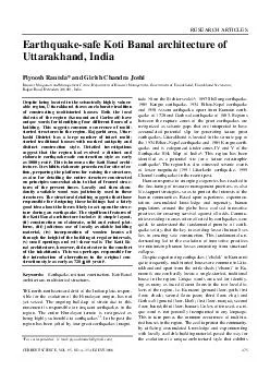 RESEARCH ARTICLES CURRENT SCIENCE VOL