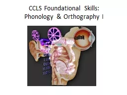 CCLS Foundational Skills: