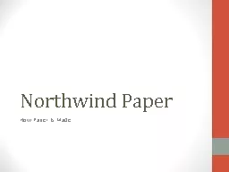 Northwind Paper