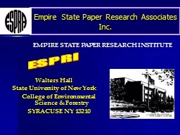Empire State Paper Research Associates Inc.
