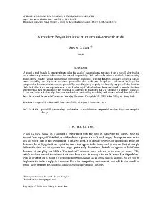 APPLIED STOCHASTIC MODELS IN BUSINESS AND INDUSTRY Appl
