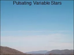 Pulsating Variable Stars