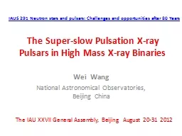 The Super-slow Pulsation X-ray Pulsars in High Mass X-ray