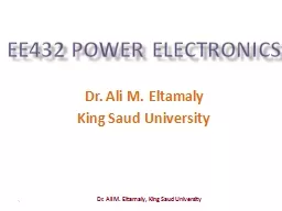EE432 Power Electronics