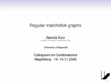 Regularmatchstickgraphs