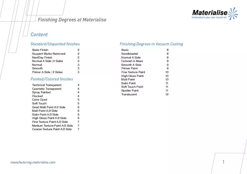 Finishing Degrees at Materialise