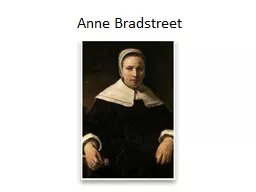 Anne Bradstreet