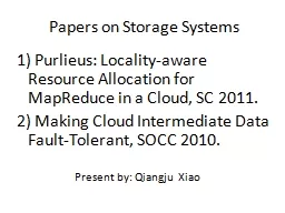 Papers on Storage Systems