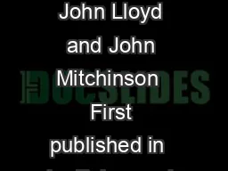 A Quite Interesting Book ADVANCED BANTER the qi book of quotations John Lloyd and John