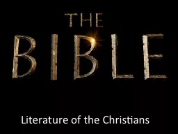 Li Literature of the Christians