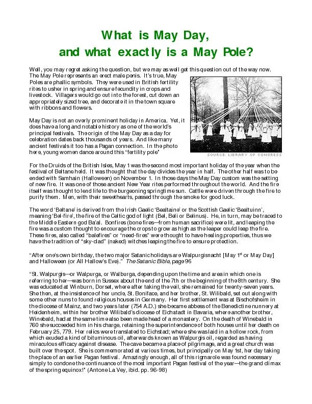 What is May Day,