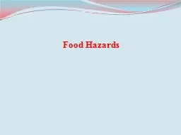 Food Hazards