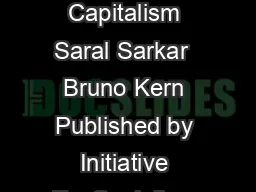 EcoSocialism or Barbarism EcoSocialism or Barbarism An uptodate Critique of Capitalism
