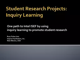 Student Research Projects: