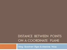 Distance between Points