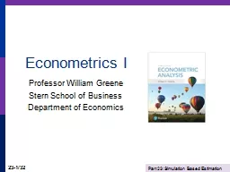 Econometrics I