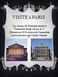VISITE à PARIS