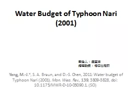 Water Budget of Typhoon