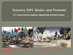 Sumatra 2004 Quake and Tsunami