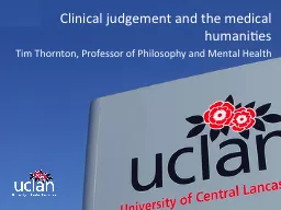 Clinical judgement and the medical humanities