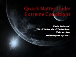 Quark Matter Under Extreme Conditions