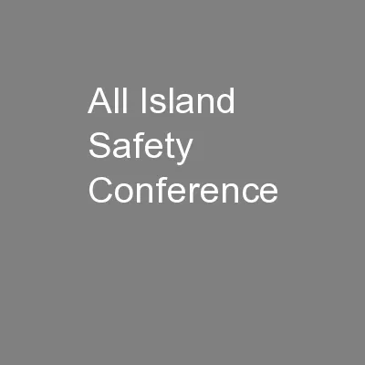 All Island Safety Conference