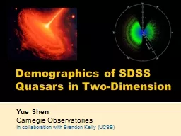 Demographics of SDSS Quasars in Two-Dimension